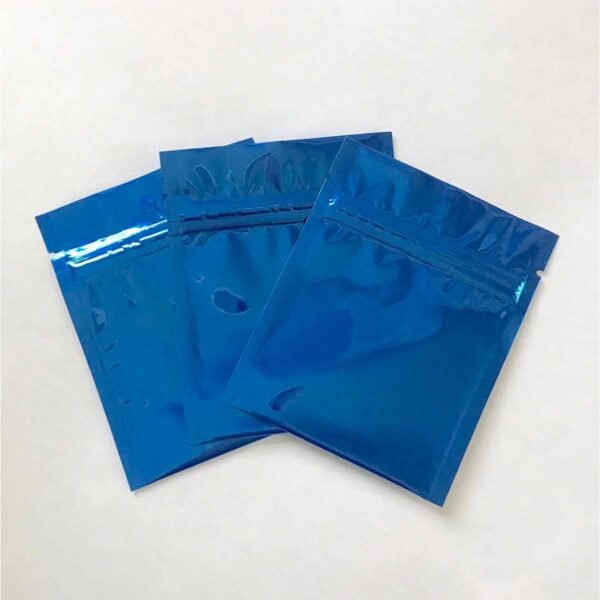 Blue Mylar Bags Packaging