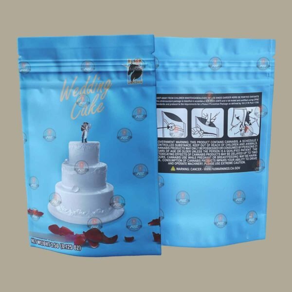 Custom Birthday Cake Mylar Bags