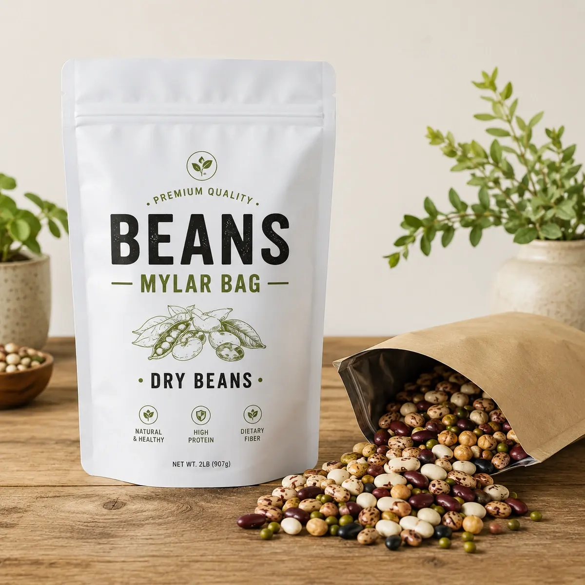 Beans Mylar Bag Wholesale
