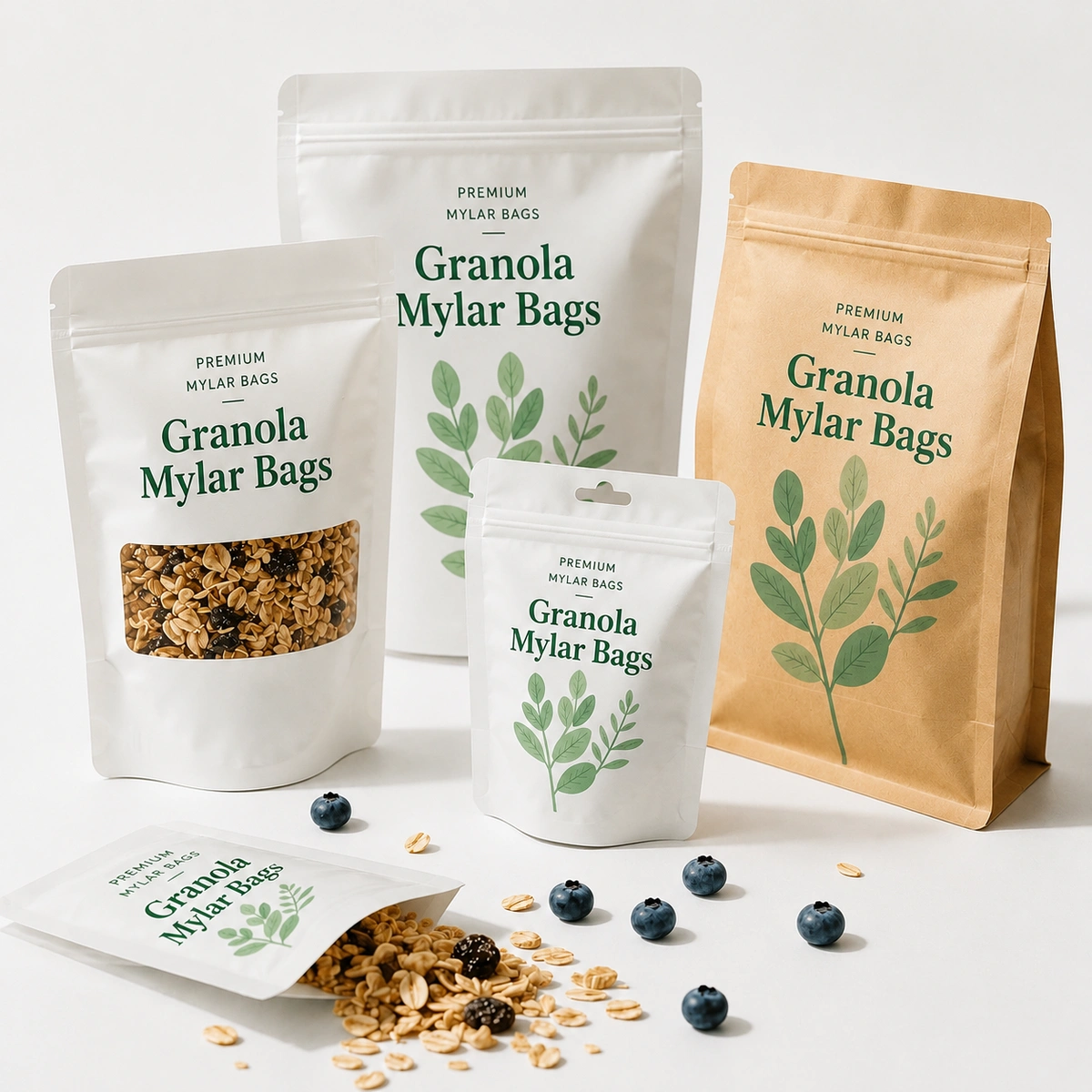 Custom Granola Mylar Bags