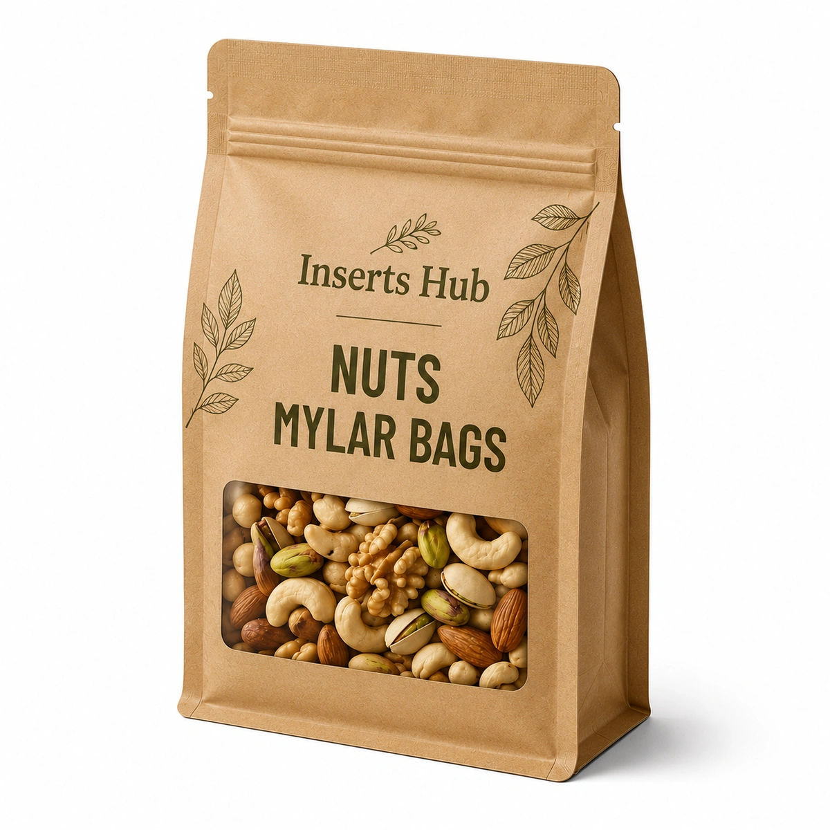 Custom Nuts Mylar Bags