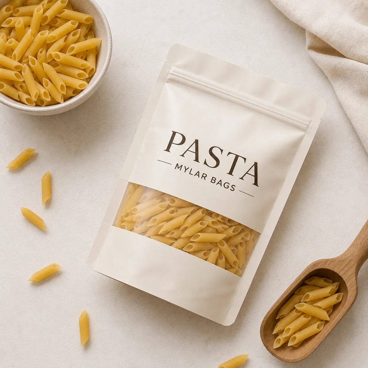 Pasta Mylar Bags And Packaging