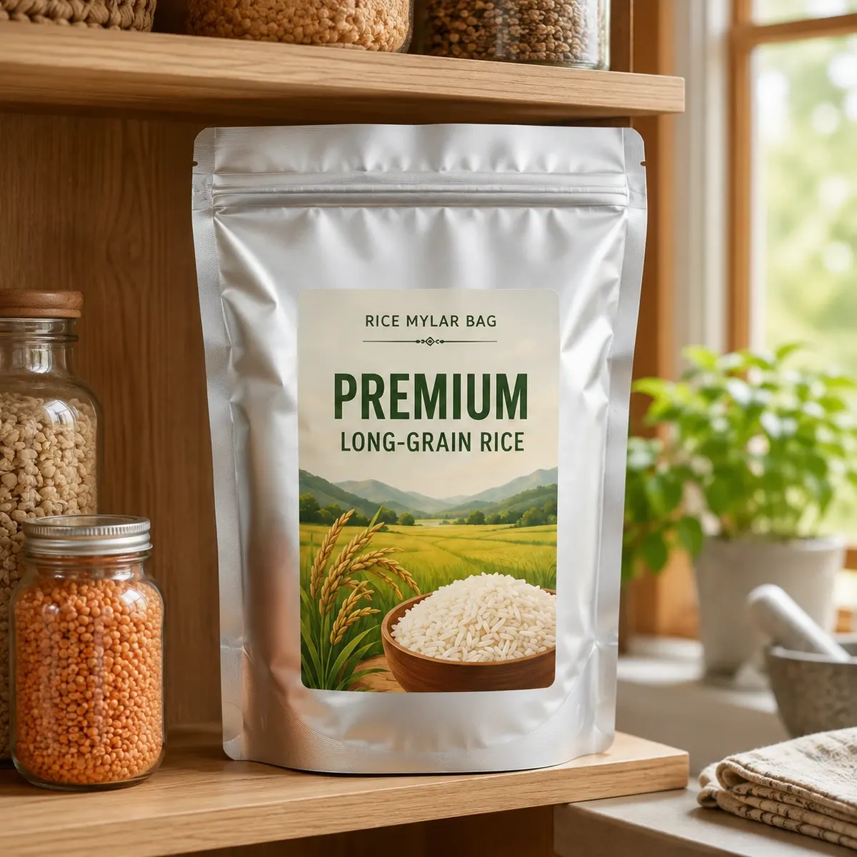 Rice Mylar Bags Wholesale